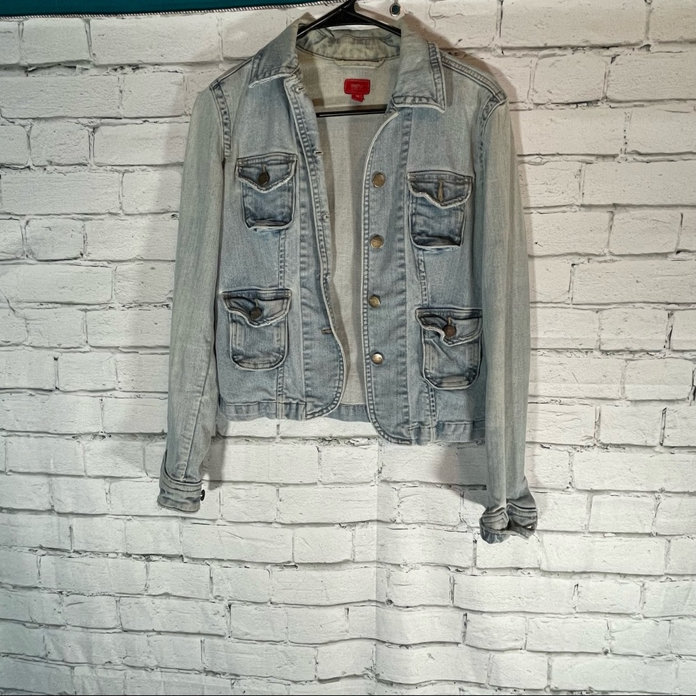 Y2K Early 2000s Mossimo jean jacket with pockets, size XS